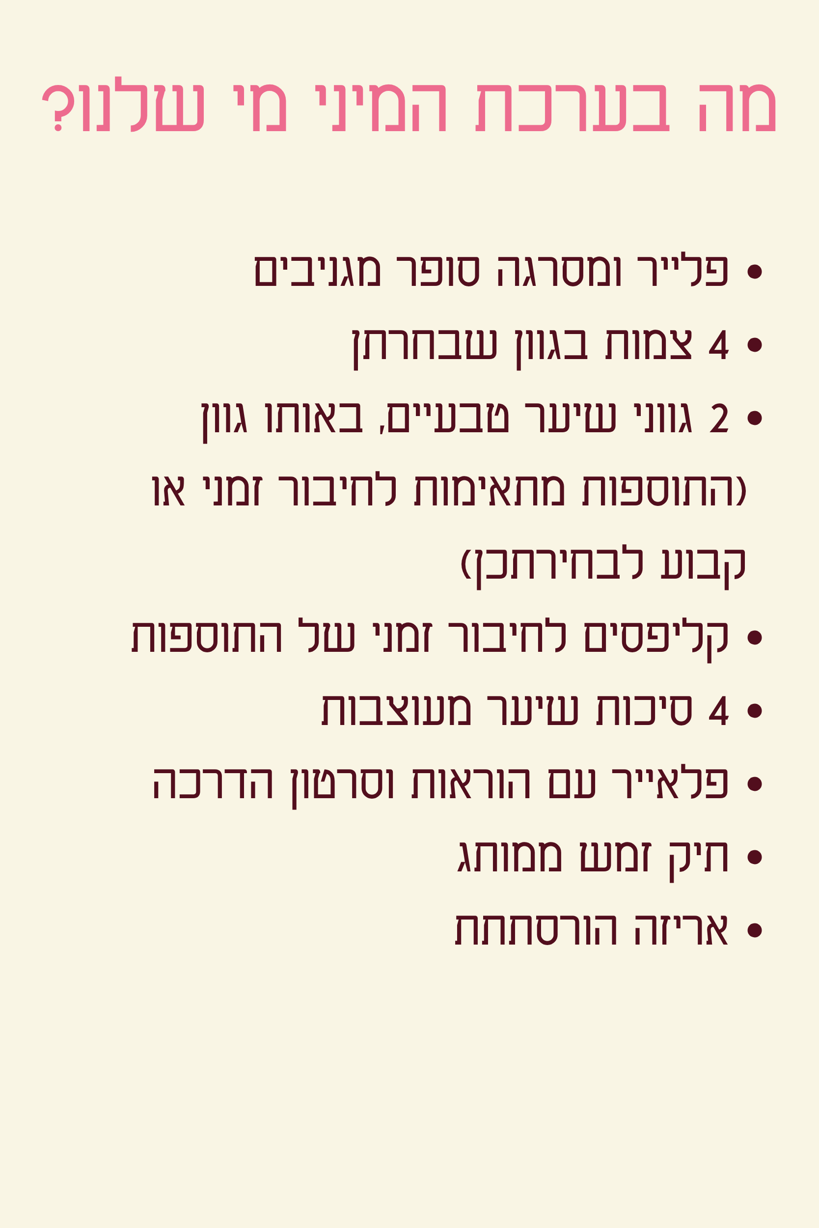 ערכת מיני מי