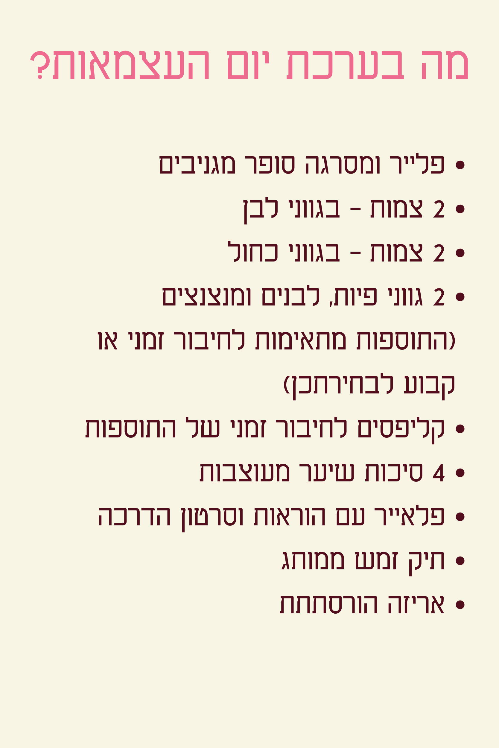 ערכת יום העצמאות