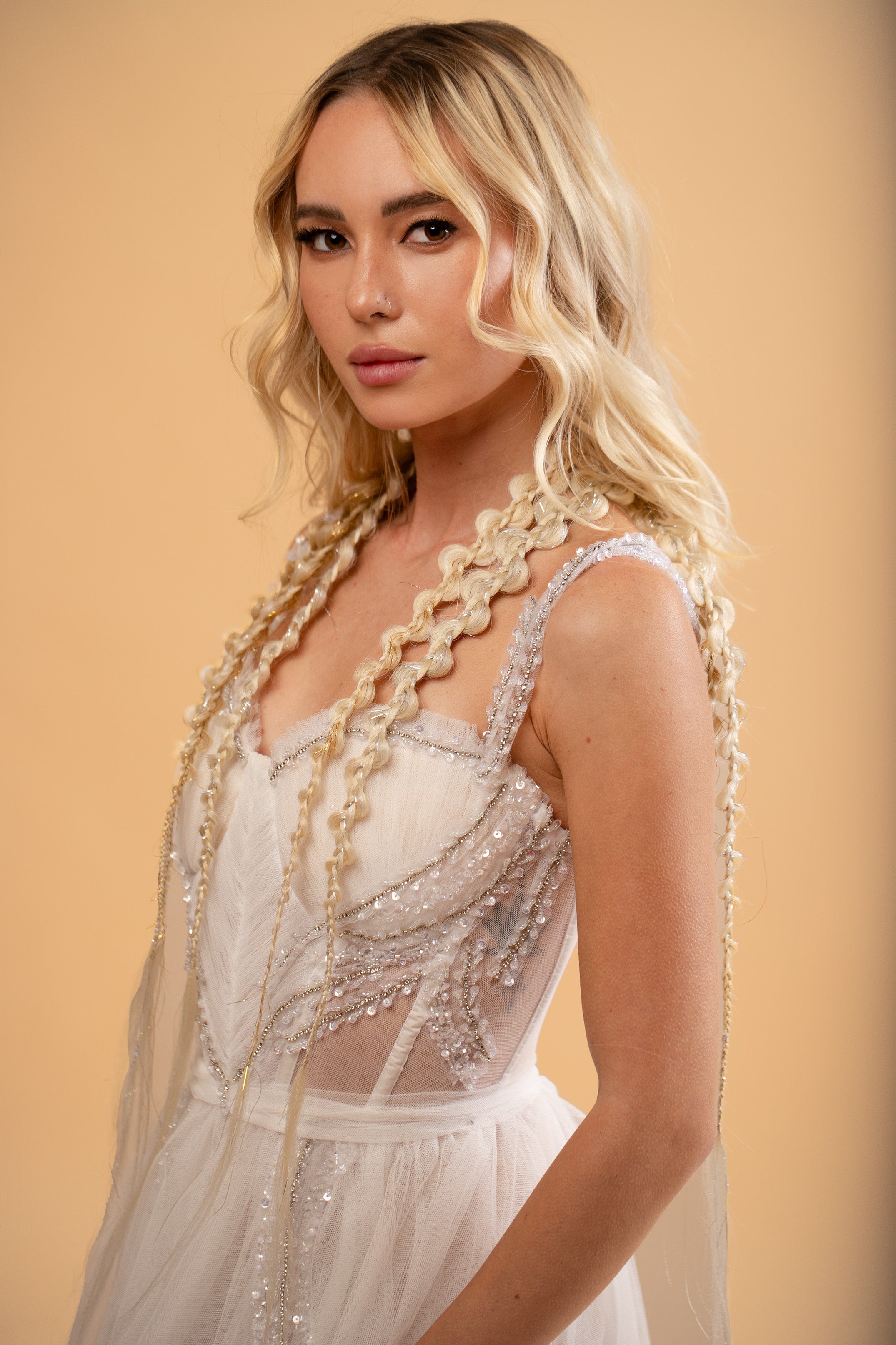 White fairy braids - Shufizoo