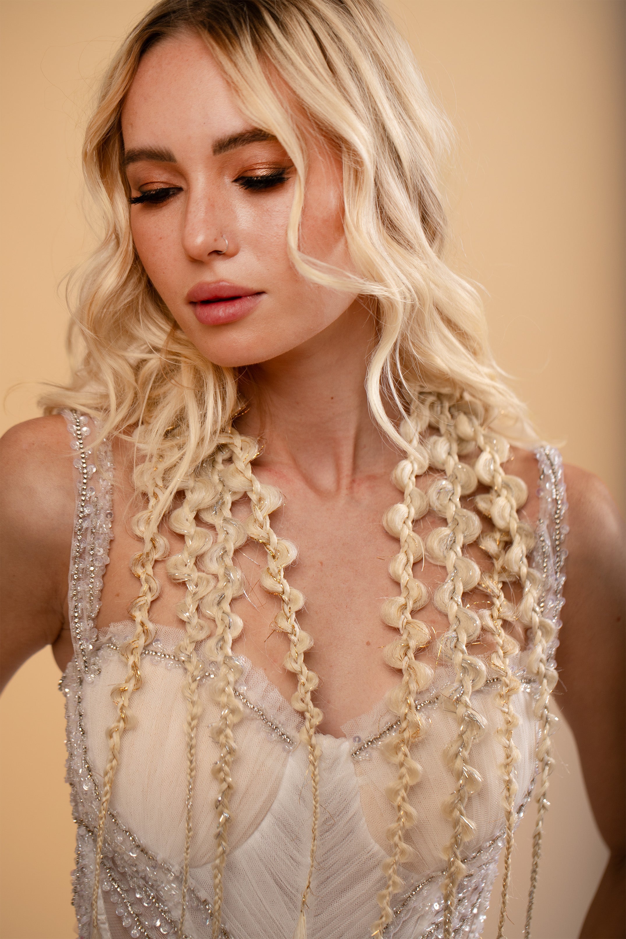 White fairy braids - Shufizoo