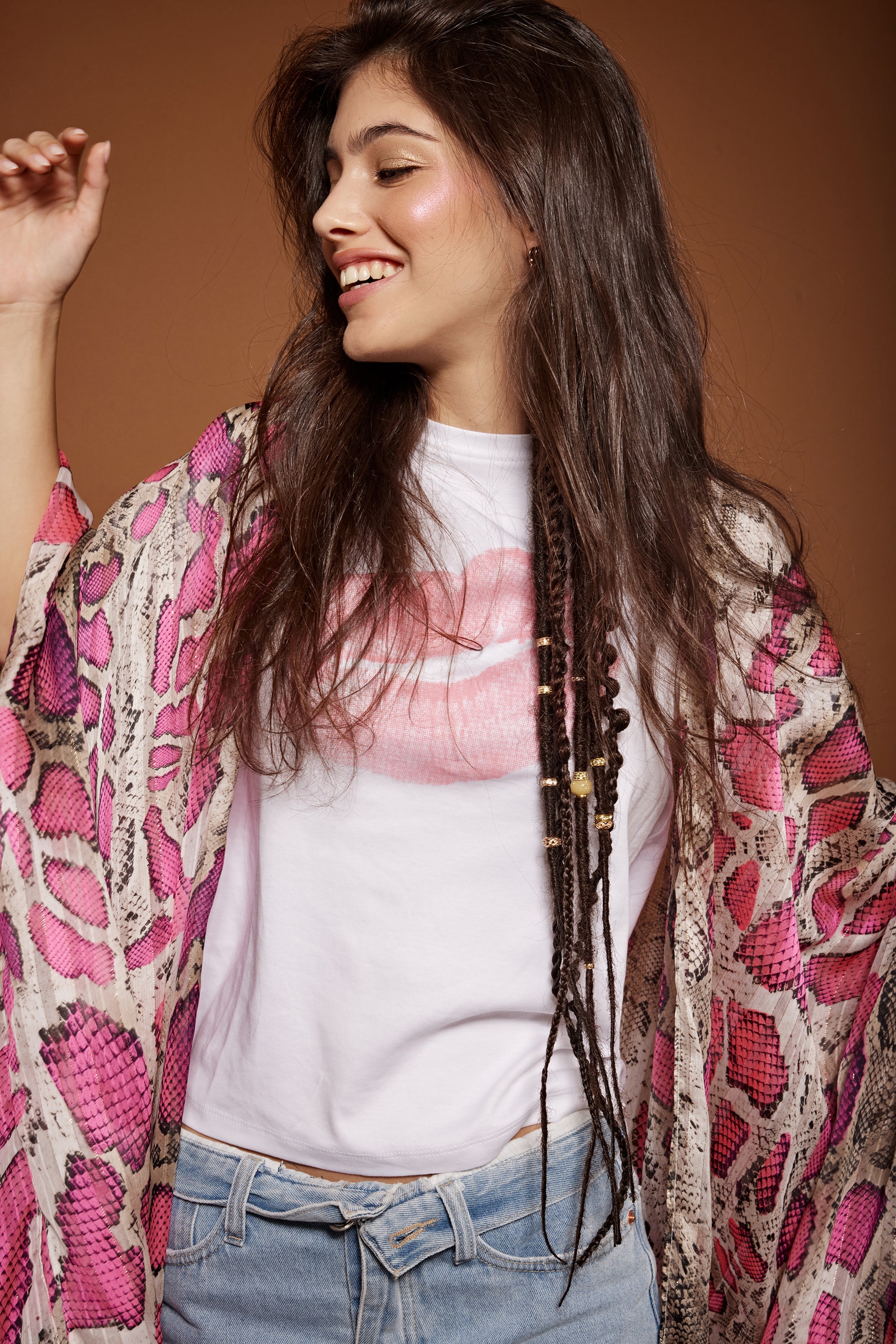 Chocolate brown synthetic dreadlocks - Shufizoo