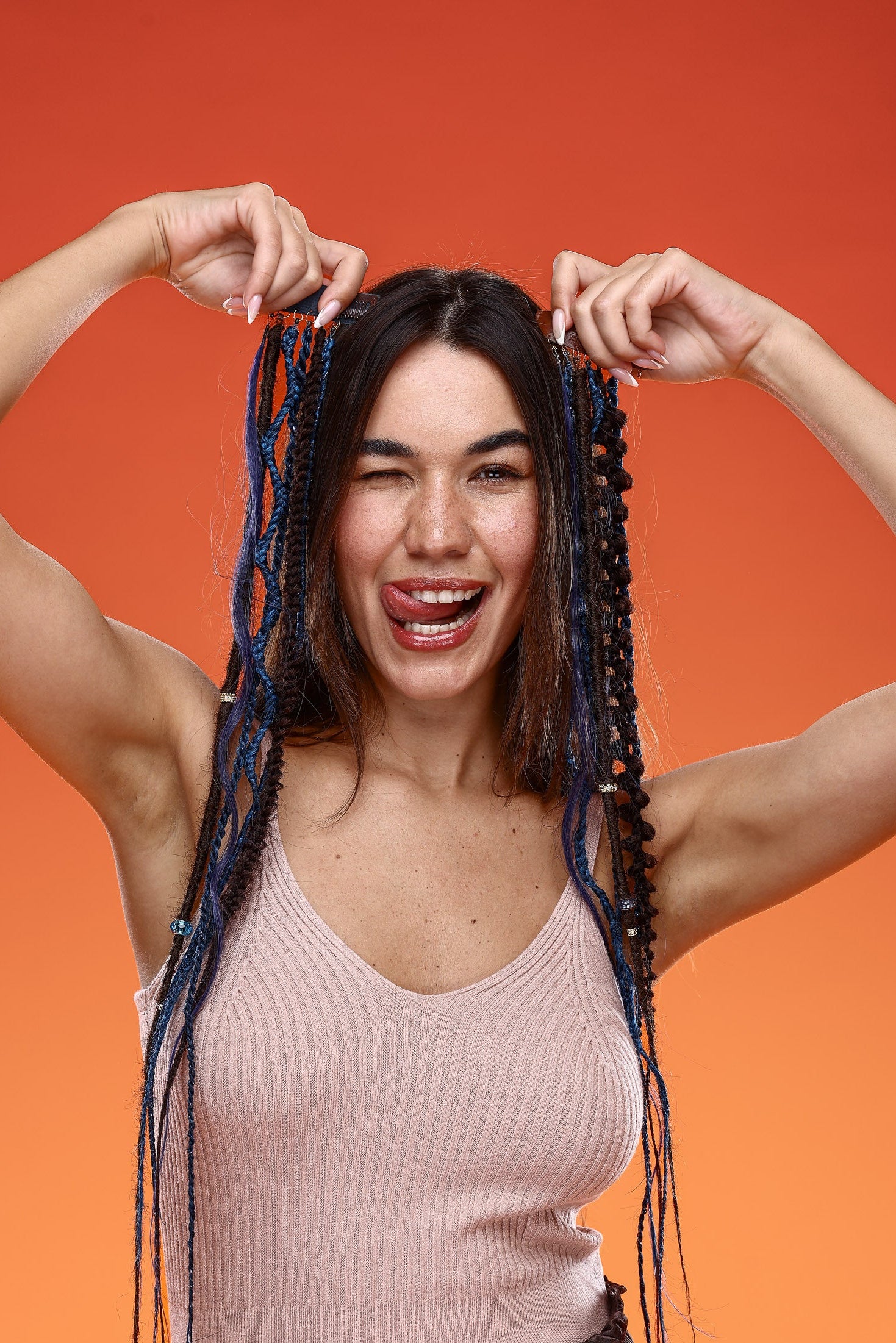 טוטאל לוק - כחול כהה