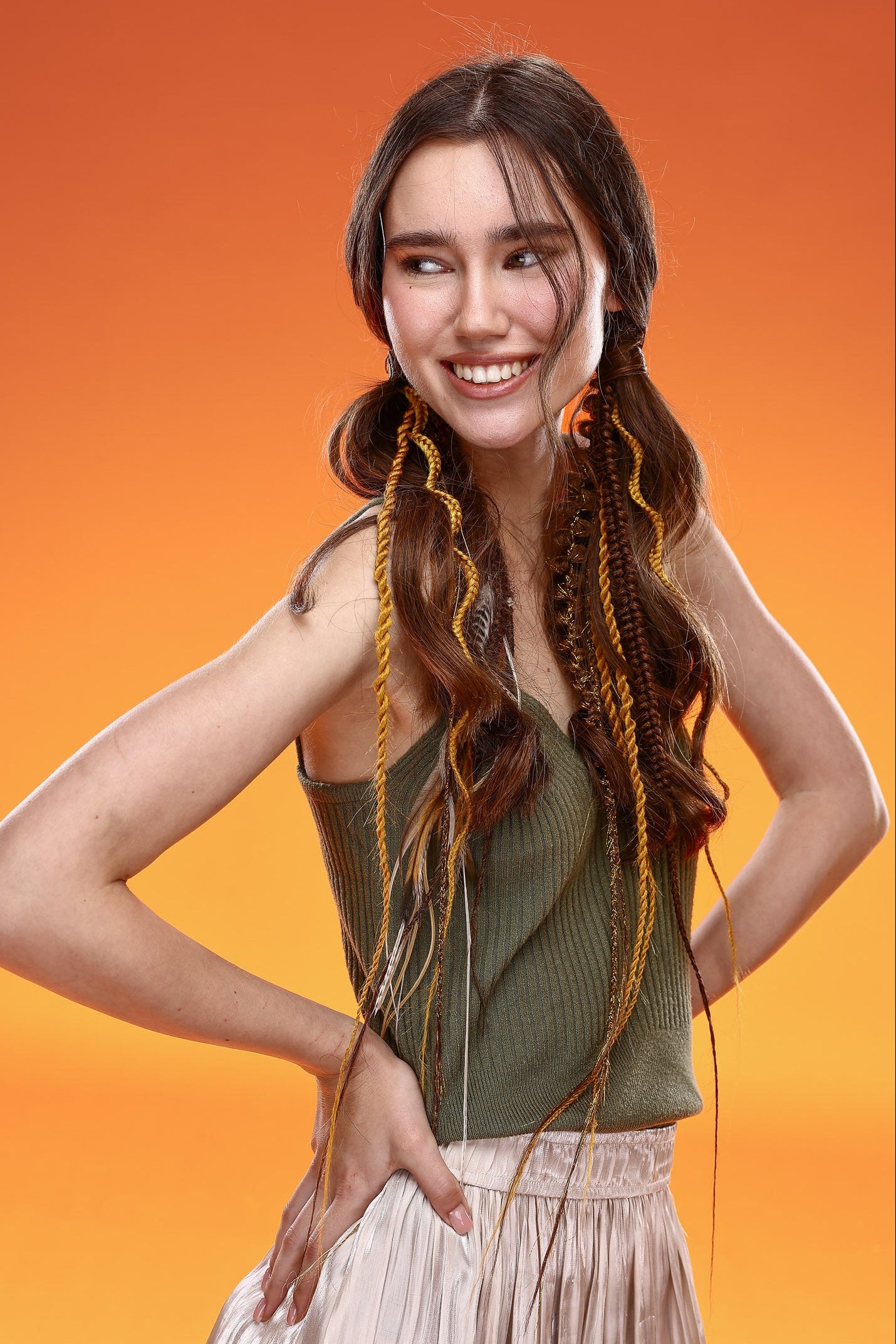 טוטאל לוק - צהוב חרדל