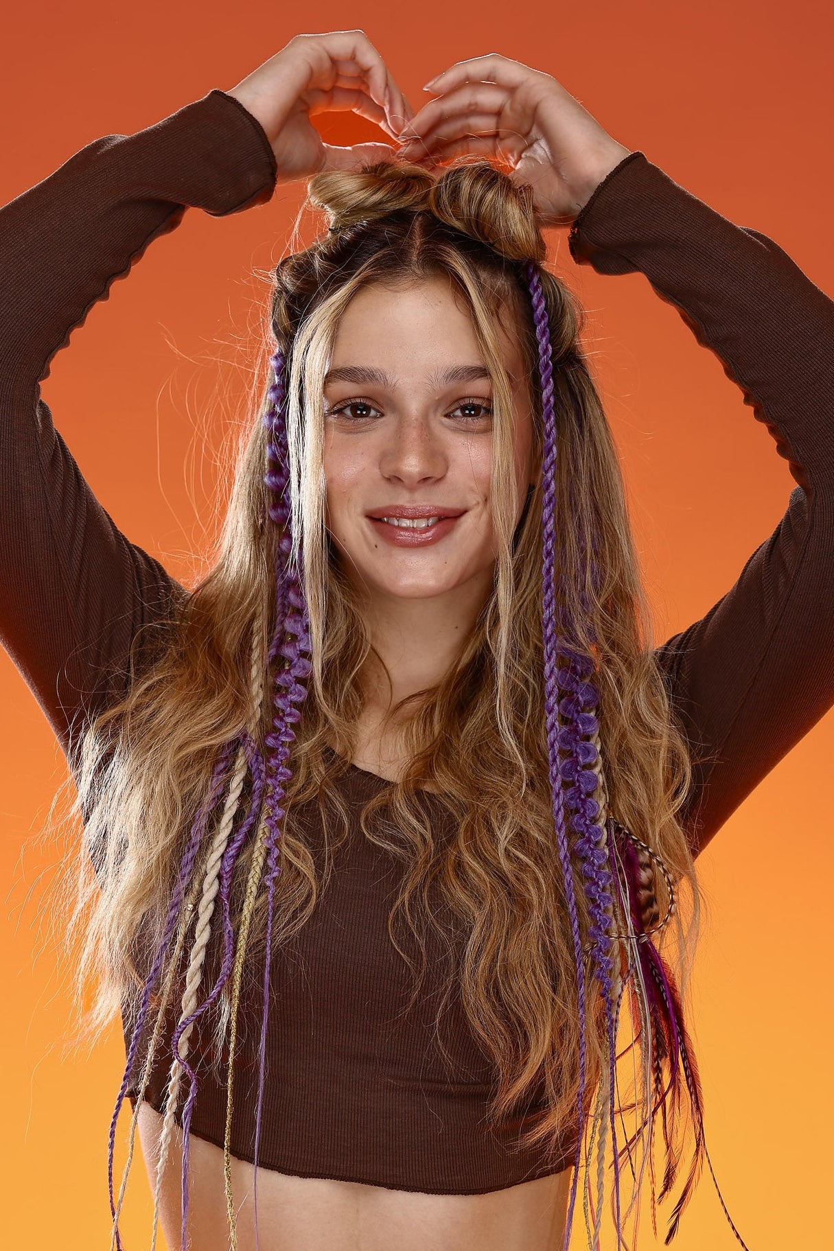 טוטאל לוק - סגול קלאסי