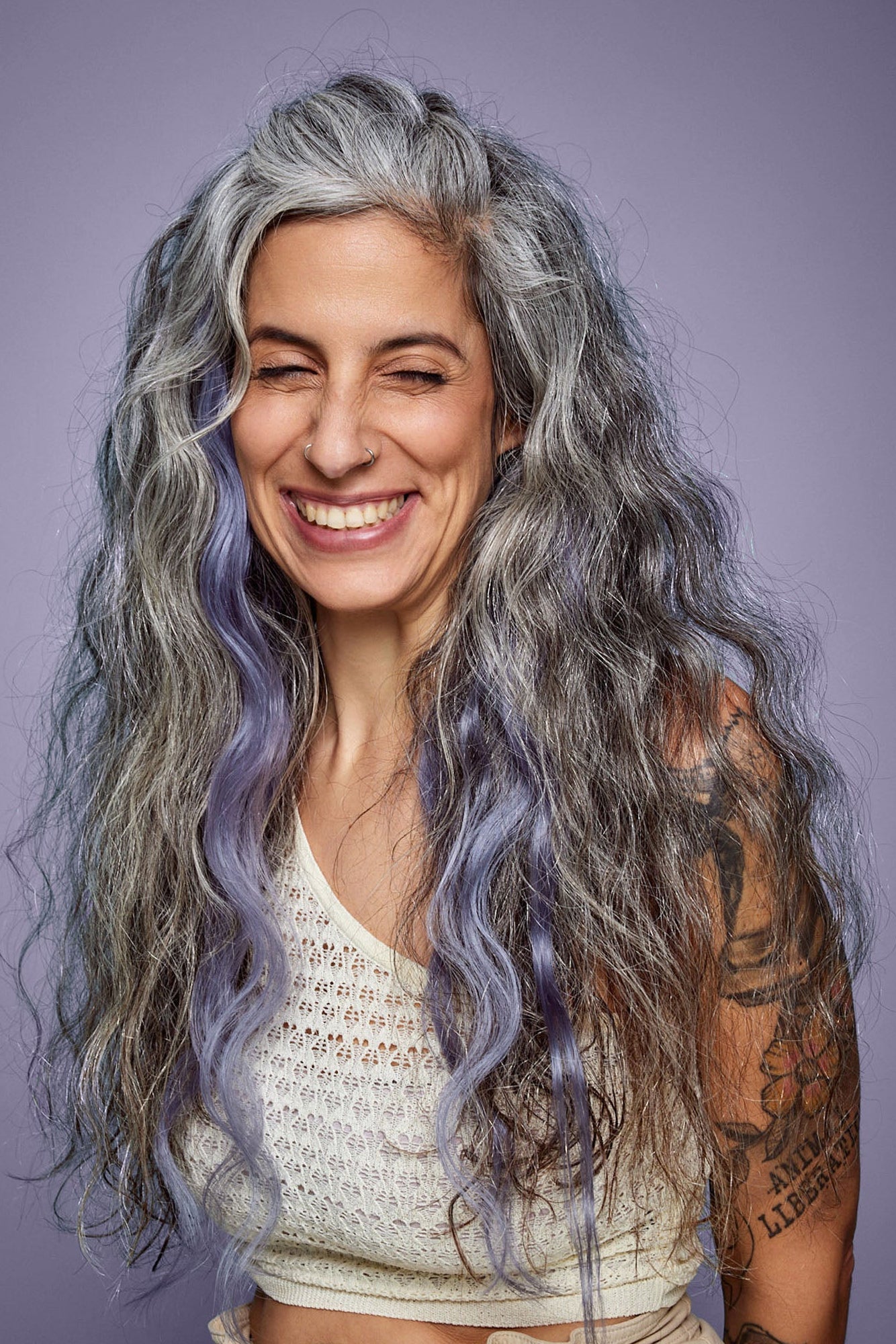 גוון שיער טבעי - כחול כהה