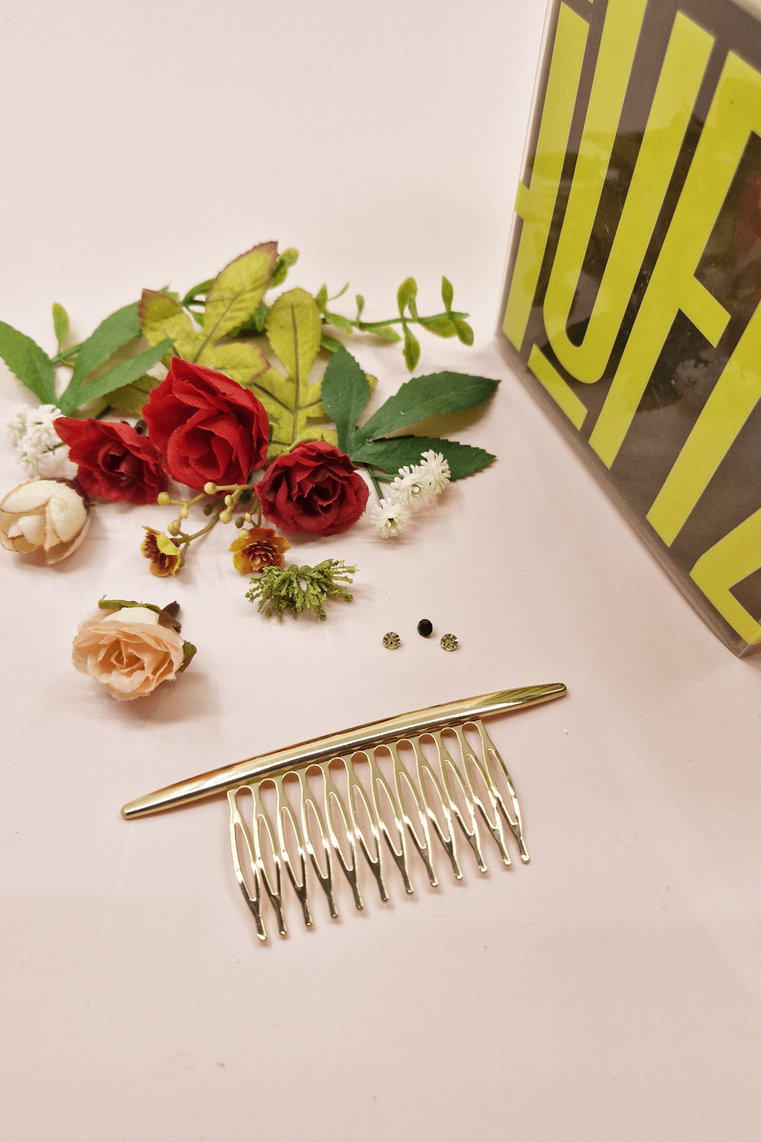 Silk Flowers Comb Kit - Butterflies Kiss - Shufizoo