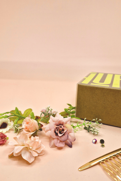 Silk Flowers Comb Kit -  Spring Bloom - Shufizoo