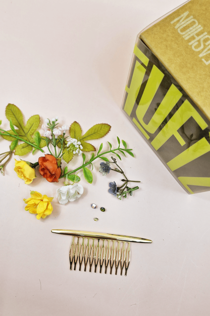 Silk Flowers Comb Kit - Flowers Field - Shufizoo