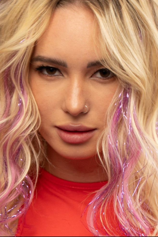 גוון שיער טבעי - מנצנץ