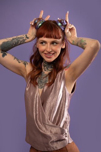 גוון שיער טבעי - סגול לילך