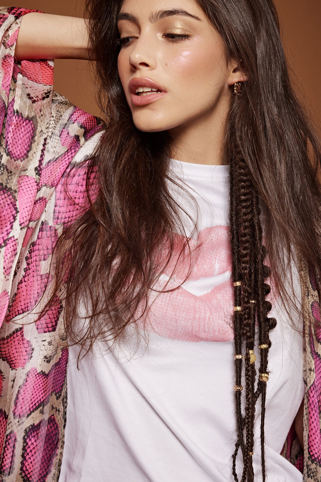 Chocolate brown synthetic dreadlocks - Shufizoo