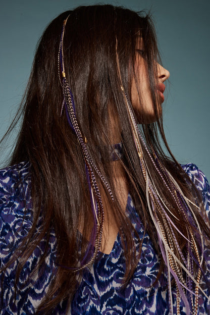 Raschel Feathers Thread - Shufizoo - Purple