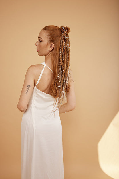 White shade synthetic Dreadlocks - Shufizoo