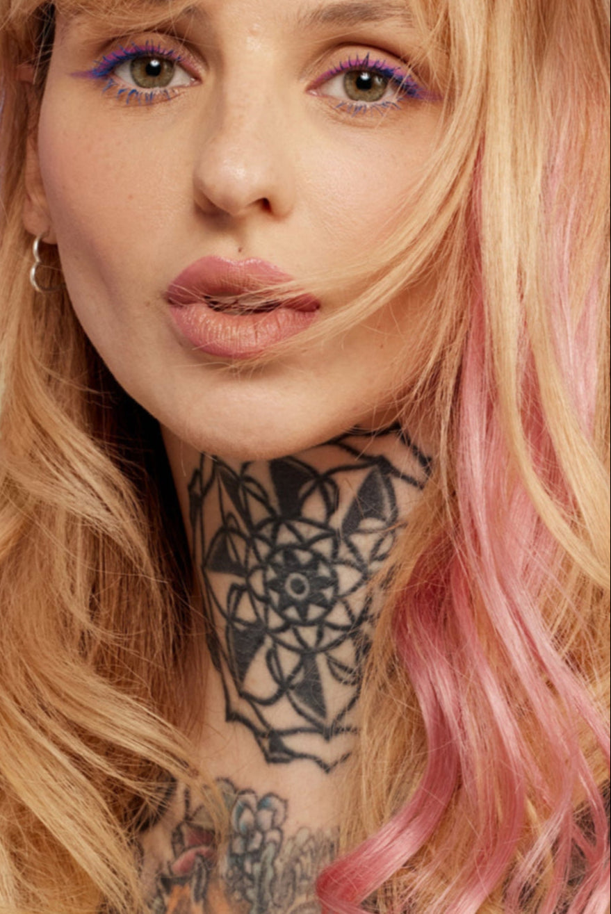 Natural hair extension - Ancient pink shade - Shufizoo