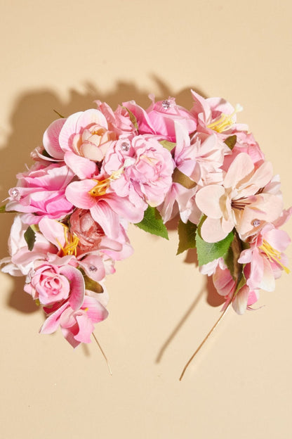 Rose Flowers Hair Band - Shufizoo