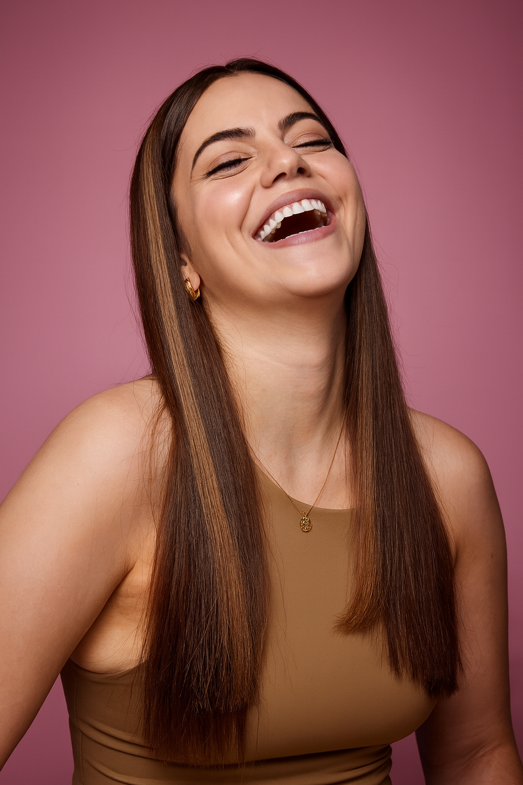 גוון שיער טבעי - צבע חום בהיר