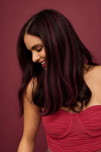 גוון שיער טבעי - צבע יין