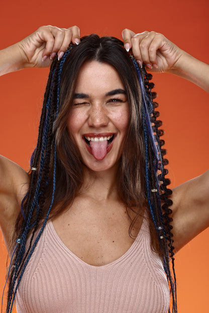 טוטאל לוק - כחול כהה