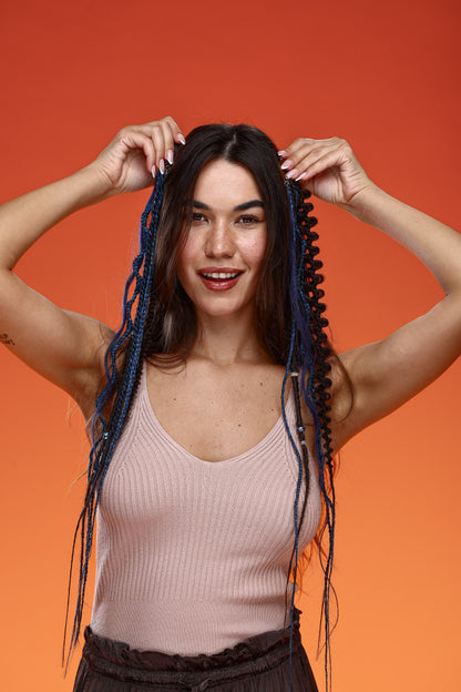 טוטאל לוק - כחול כהה