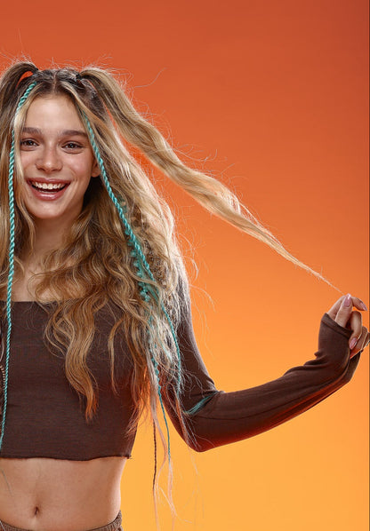 טוטאל לוק - טורקיז כהה