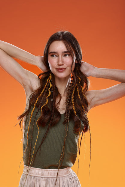 טוטאל לוק - צהוב חרדל