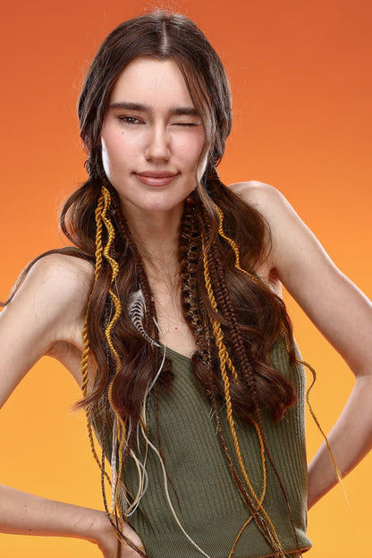 טוטאל לוק - צהוב חרדל