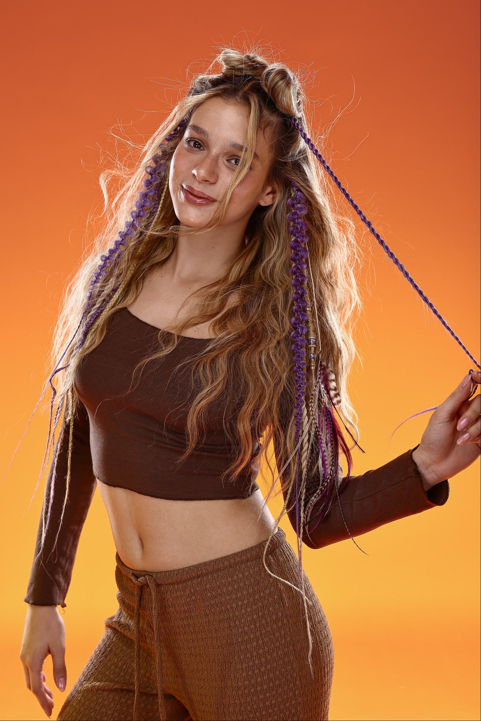 טוטאל לוק - סגול קלאסי